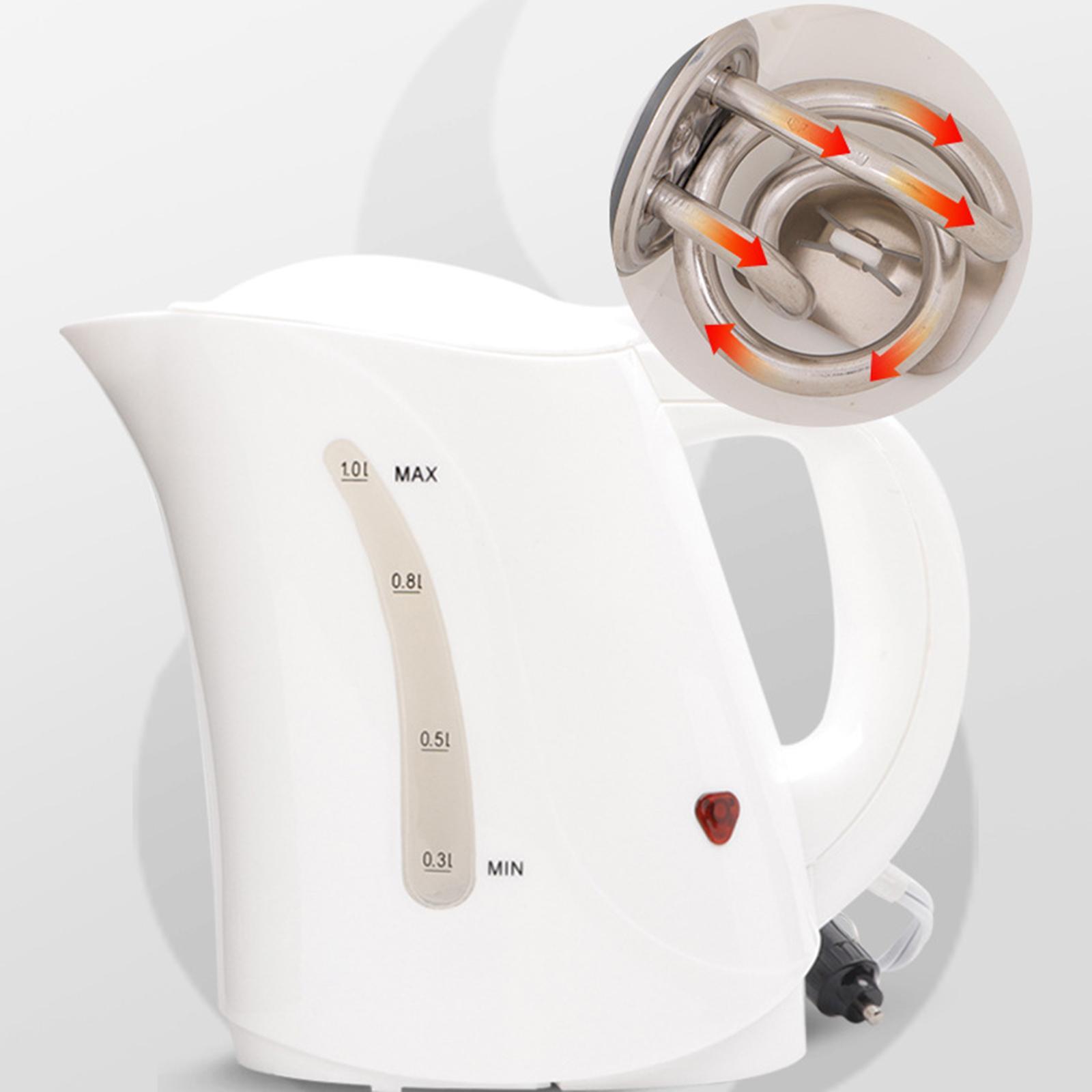 Electric Travel Kettle, Heated Water Tea Coffee Kettle for Road