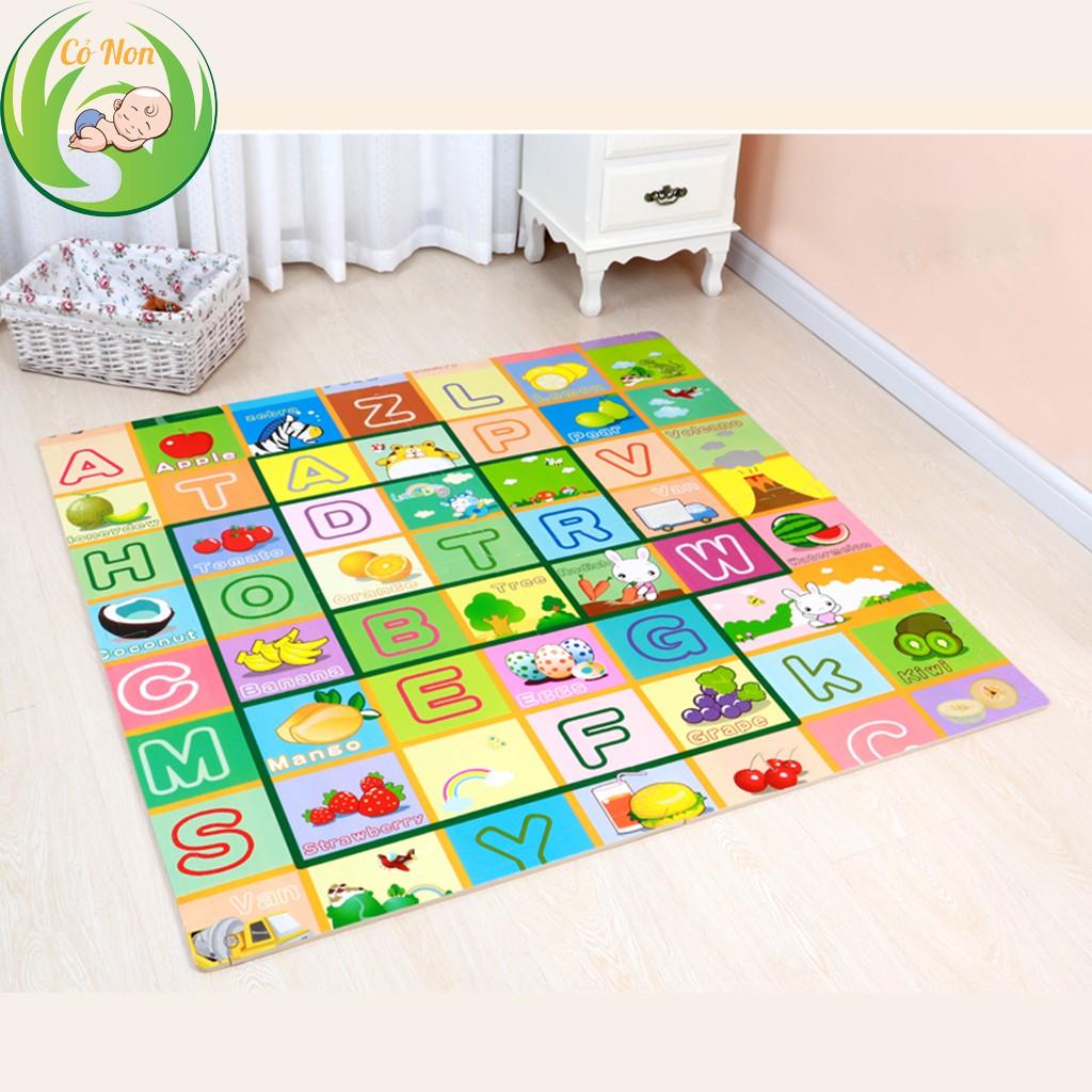 Thảm xốp Maboshi, thảm chơi 2 mặt cho bé