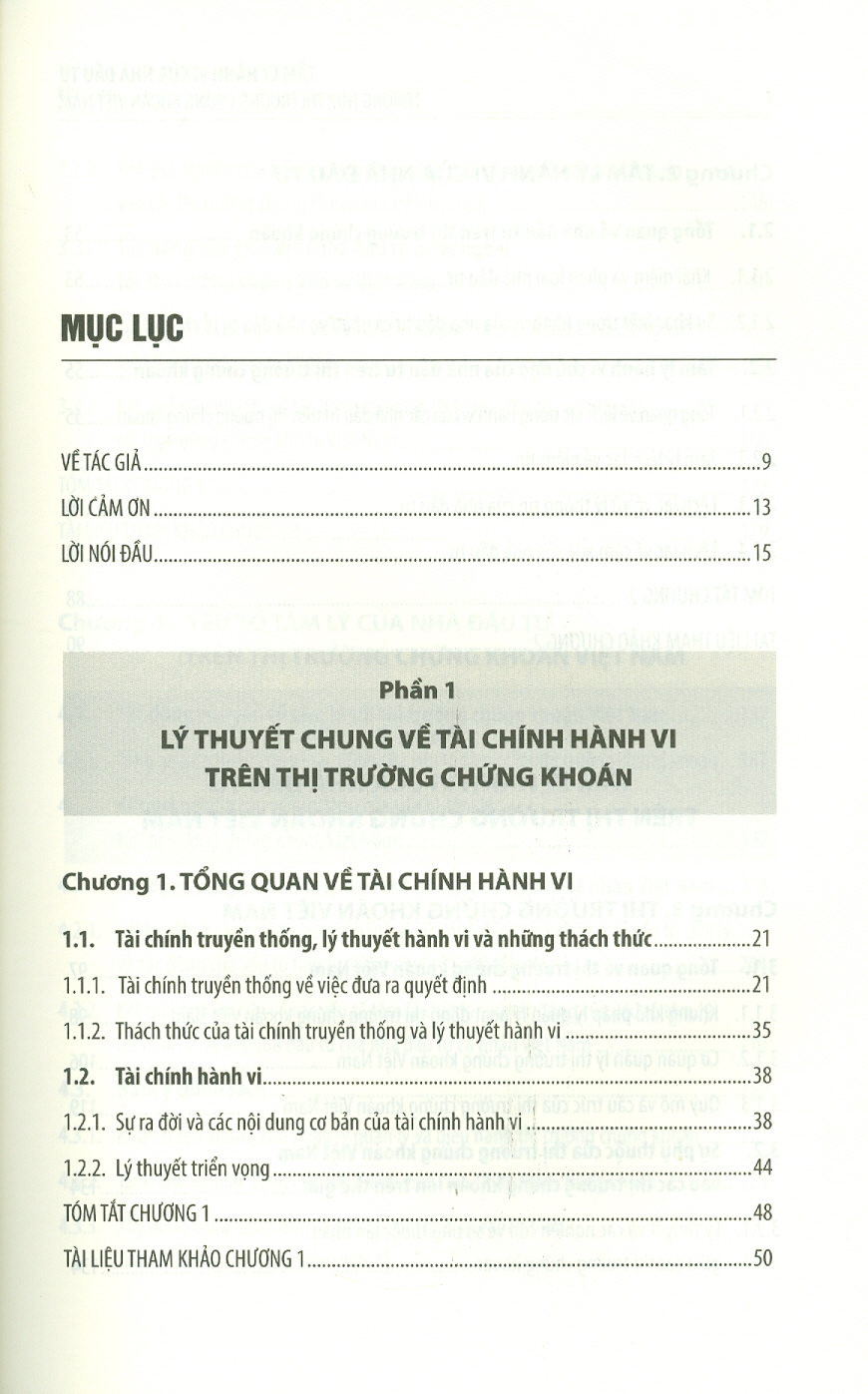 Tâm Lý Hành Vi Của Nhà Đầu Tư: Trường Hợp Thị Trường Chứng Khoán Việt Nam