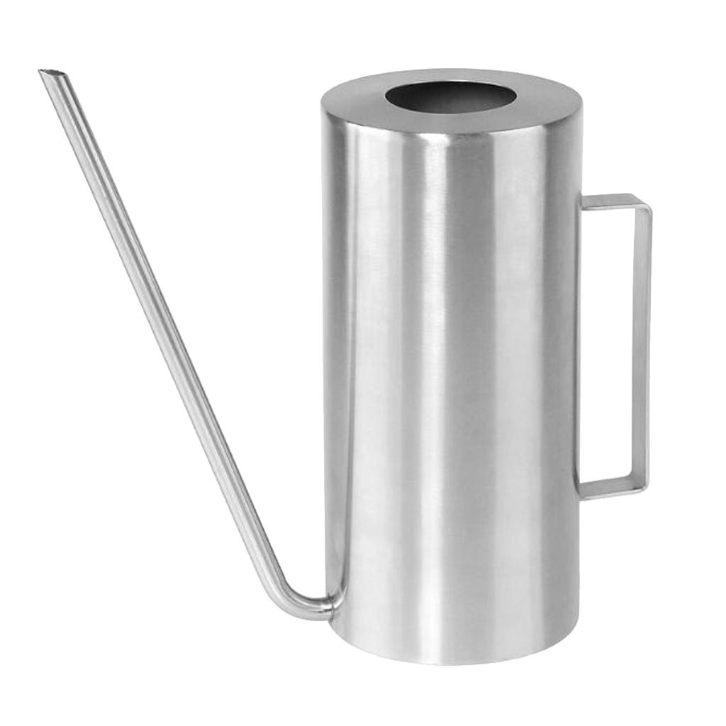 Thép Bình Tưới Cây Chân Kính Thép Không Gỉ Vòi Xịt Cho Cây Hoa Nhà 1.5L