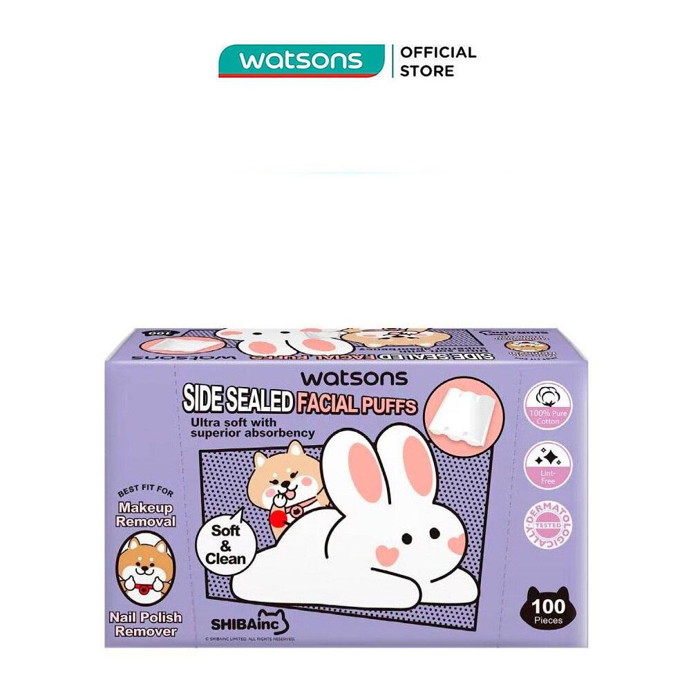 Bông Tẩy Trang Watsons Cotton Pads Shibainc Comics 100pcs