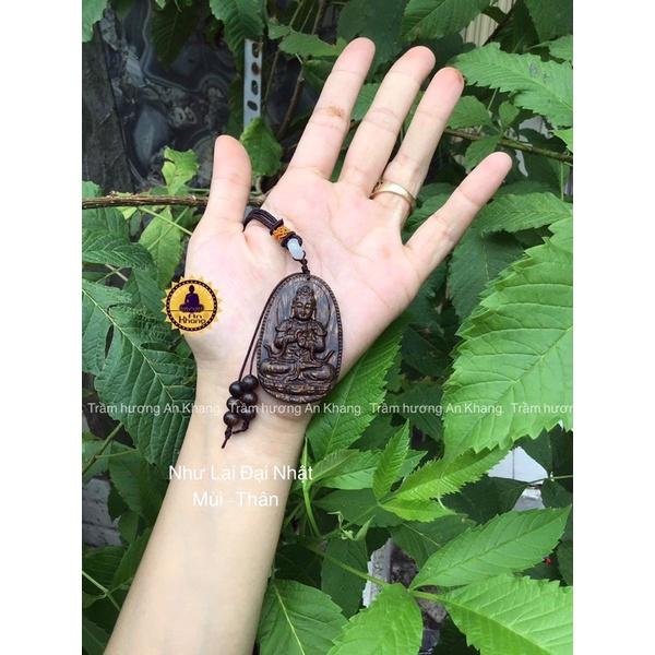 Dây chuyền phật bản mệnh trầm hương sánh chìm cao cấp