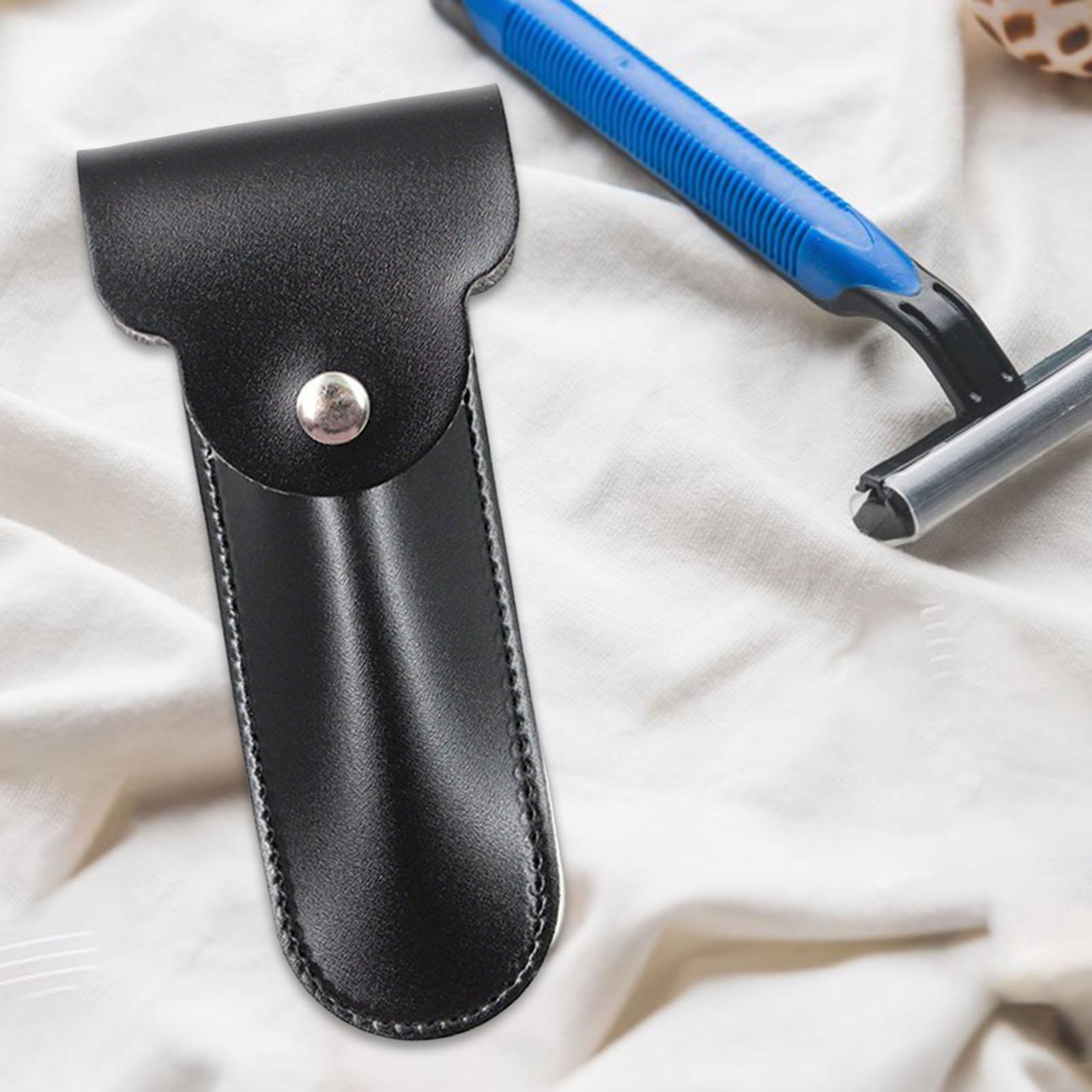 Shaving  Case Cover Shaving Pouch Holder Black