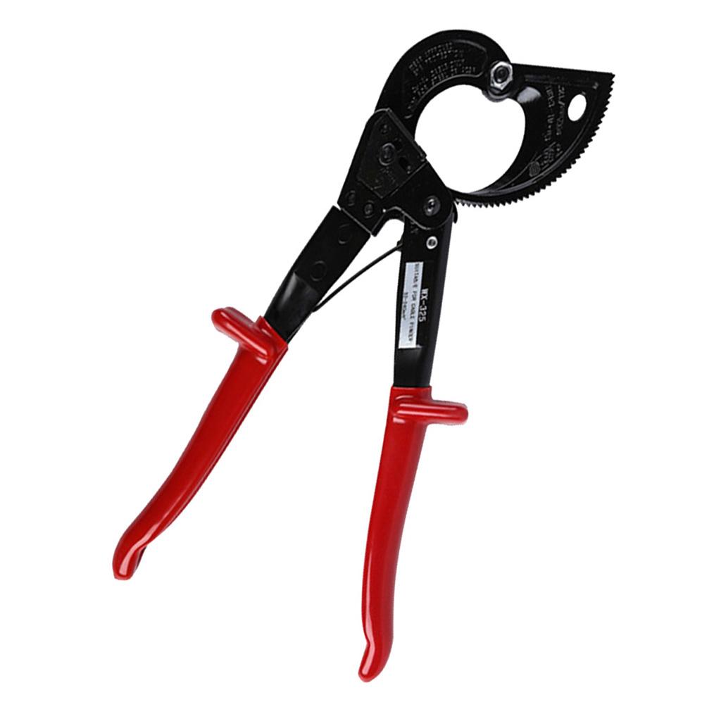 Tự Điều Chỉnh Ratchet Cắt Cáp Đục Được 240mm² Max Nhôm Dây Đồng Cắt HS-325A Cắt Dây Siết Tay dụng Cụ
