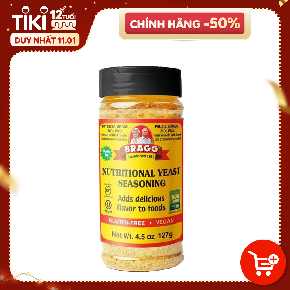 Nấm men Dinh Dưỡng Nutritional Yeast Bragg 127g - Nutritional Yeast Bragg 127g