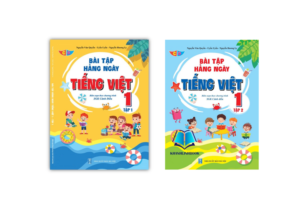 Sách - Combo Bài Tập Hằng Ngày Tiếng Việt 1 - tập 1 + 2 Cánh Diều