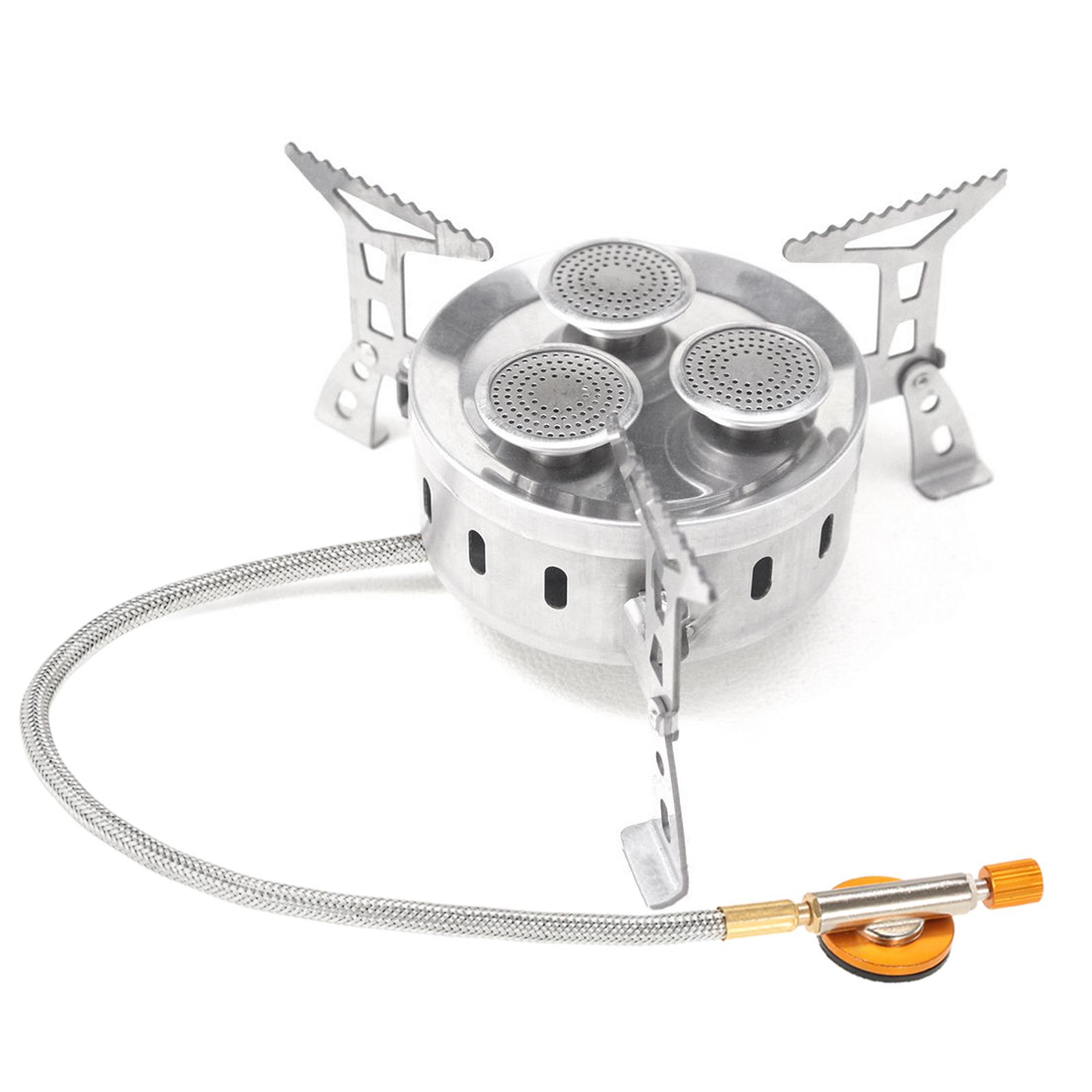 Bếp Cắm Trại 3 Lõi Có Thể Gập Lại 8600W Để Đi Câu Cá Ngoài Trời Đi Bộ Đường Dài