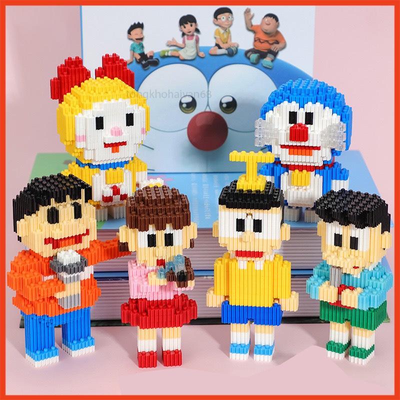Mua Mô Hình Lắp Ráp Doraemon, Đồ Chơi Xếp Hình 3D Mini Các Nhân Vật Hoạt  Hình Nobita, Chaien, Xuka, Xeko, Doremi, Doreamon.. | Tiki