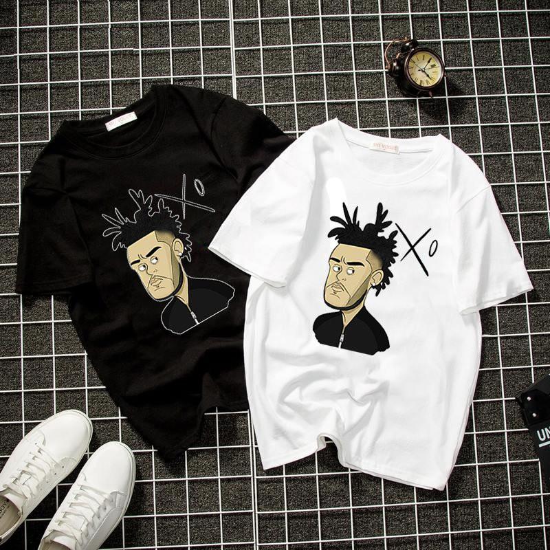 Áo thun unisex form rộng phong cách cá tính vải dày mịn 2019T1463