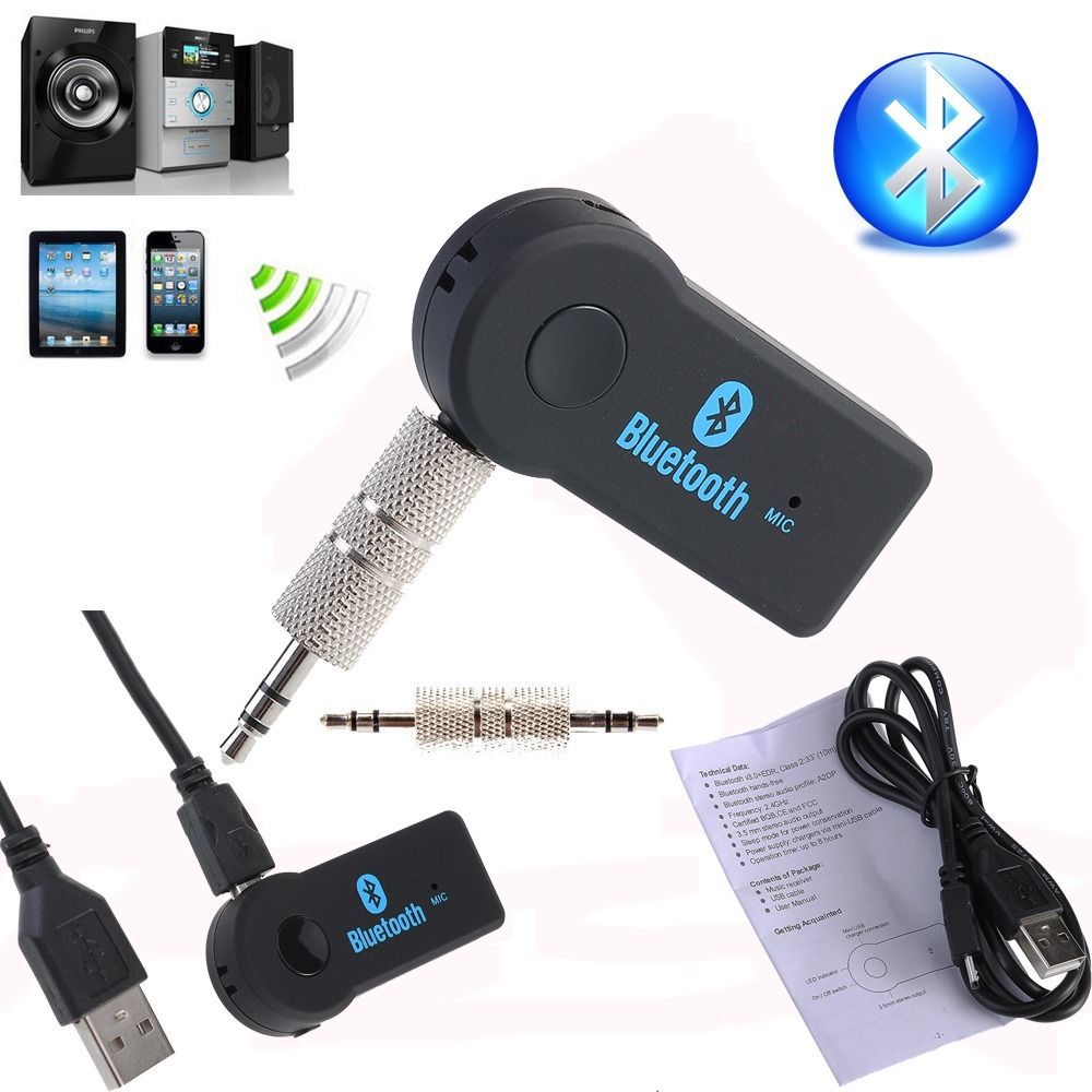 Thiết Bị Bluetooth Sound Cắm AUX Cho Ô Tô - BT350 - Nghe Nhạc Từ Điện Thoại Trên Loa Ô Tô Qua Bluetooth