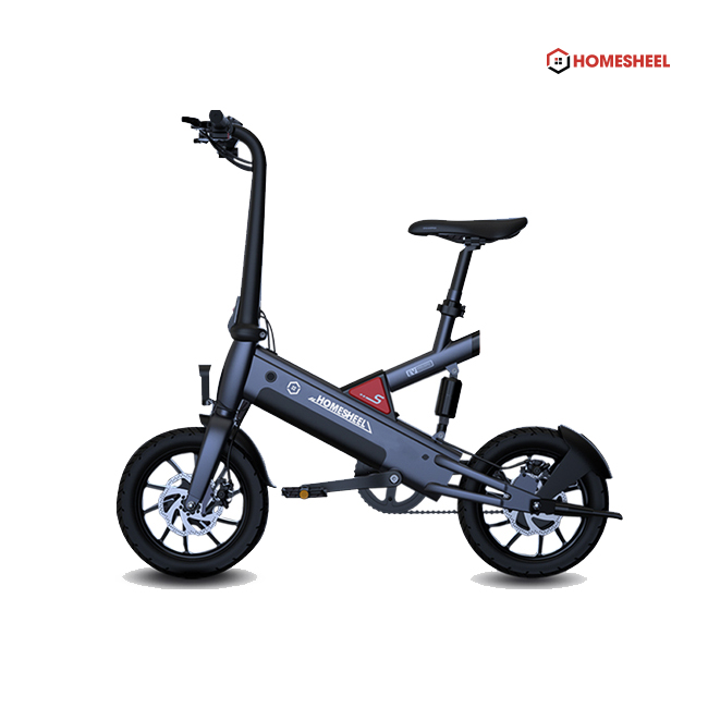 Xe đạp điện trợ lực thông minh Homesheel T6_10Ah Phiên bản mới nhất ( Màu Xanh đen)