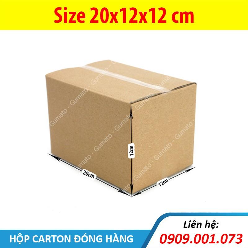 Hộp giấy P51 size 20x12x12 cm, thùng carton gói hàng Everest