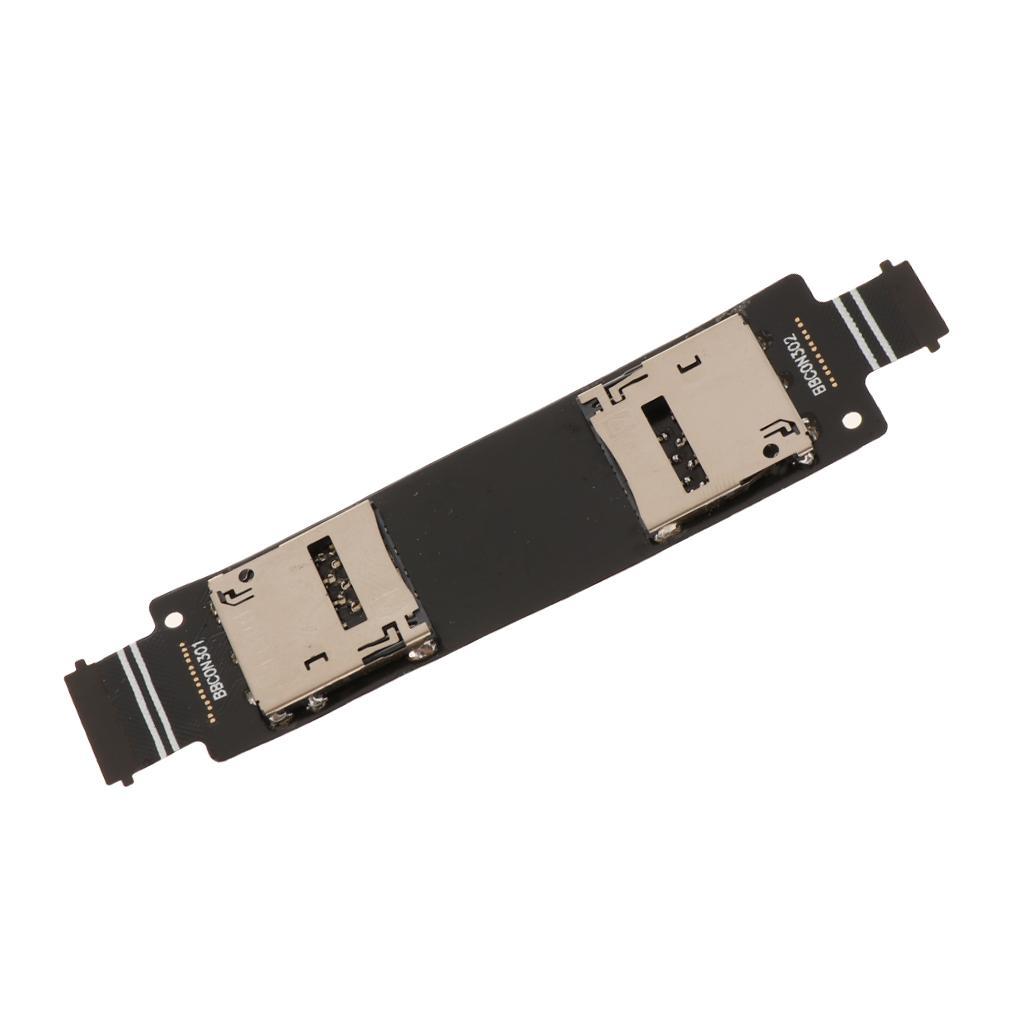 Dual Sim Card Socket Slot Holder Flex Cable for ASUS 5 A500CG A500KL