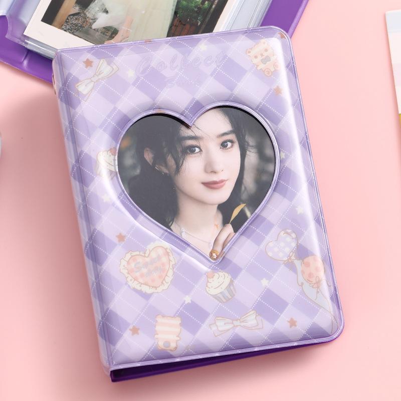 Đặc biệt Hàn Quốc ins3 inch bưu thiếp Polaroid album ảnh ngôi sao thần tượng album thẻ nhỏ lưu trữ cuốn sách theo đuổi ngôi sao cô gái