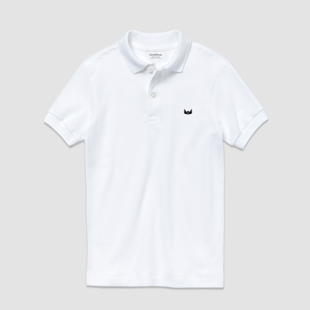 Áo Polo nam ngắn tay sọc ngang có cổ bẻ, Logo THÊU,Chất Vải 100% Cotton