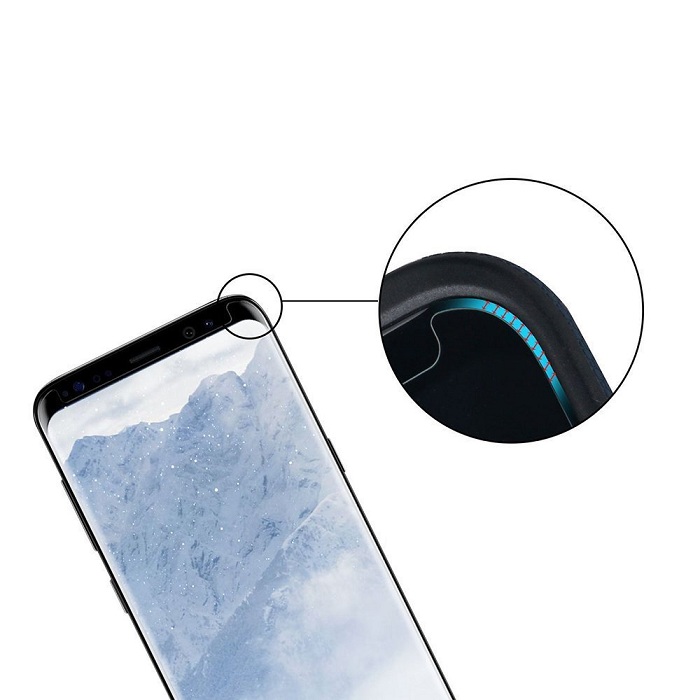 Tấm kính cường lực 5D dành cho SamSung Galaxy S8 full keo, từ tính