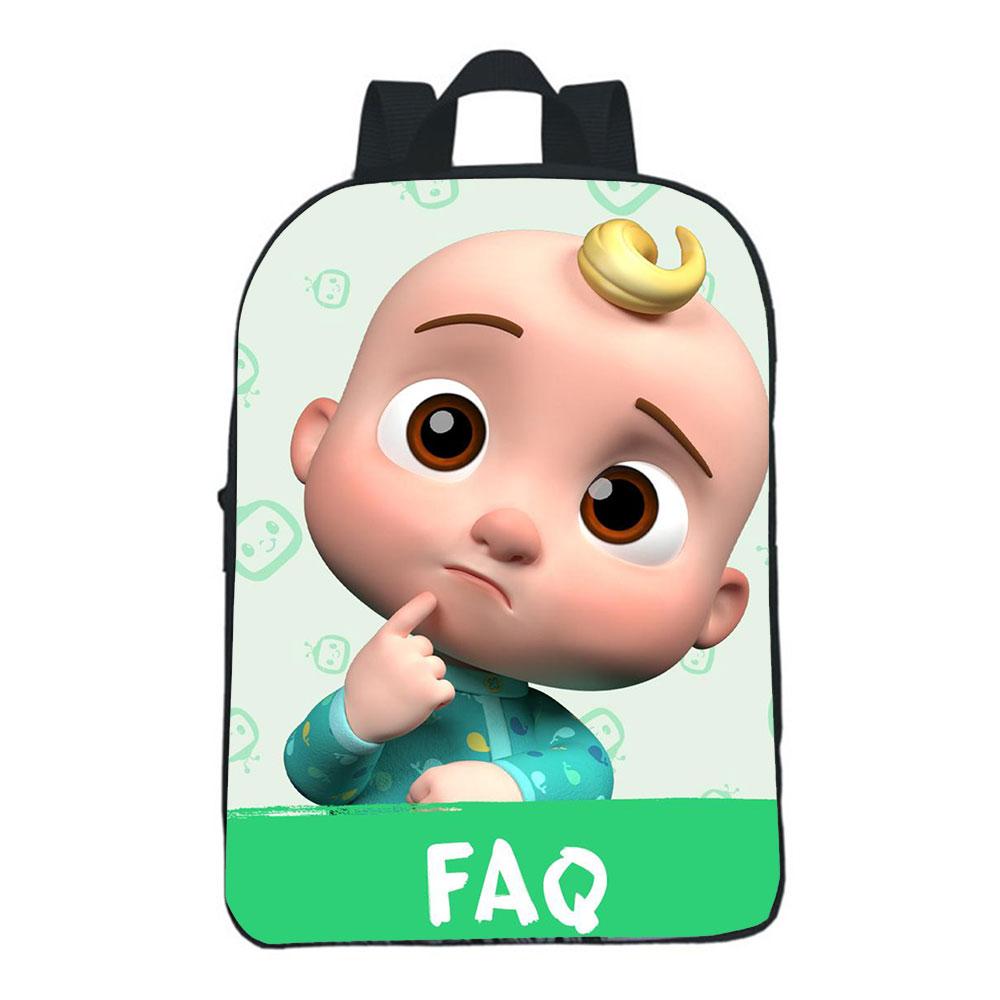 12 Inch Cocomelon Trường Túi Mẫu Giáo Nhỏ Sinh Đựng Hoạt Hình Cosplay Bé Trai Bé Gái Nhỏ Ba Lô Trẻ Em Hình Hoạt Hình Có Túi