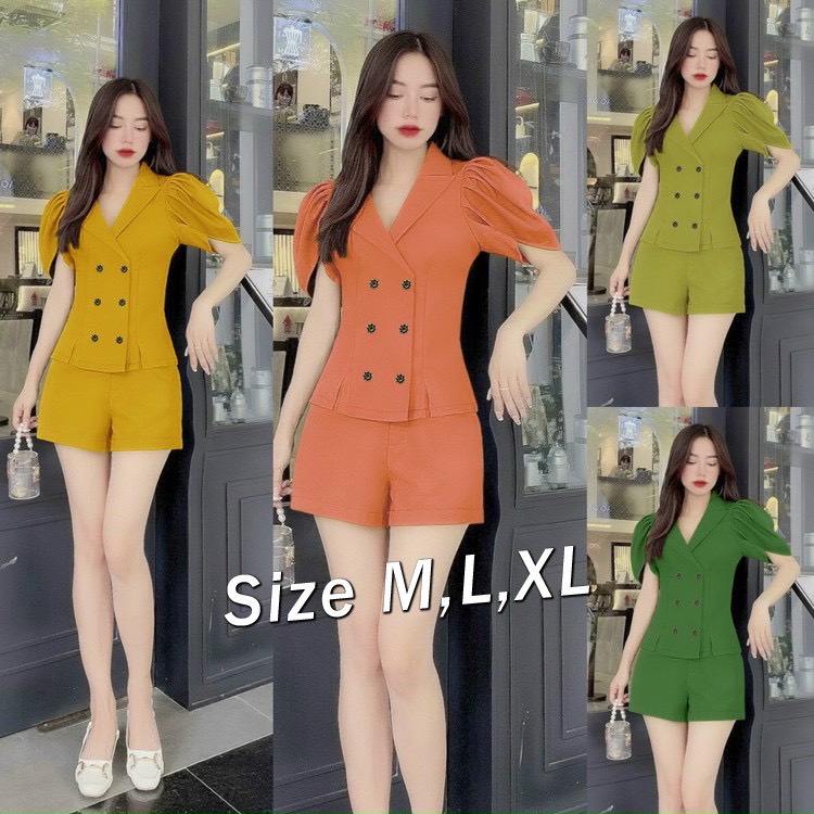 SÉT BỘ SHORT TAY DẬP LY