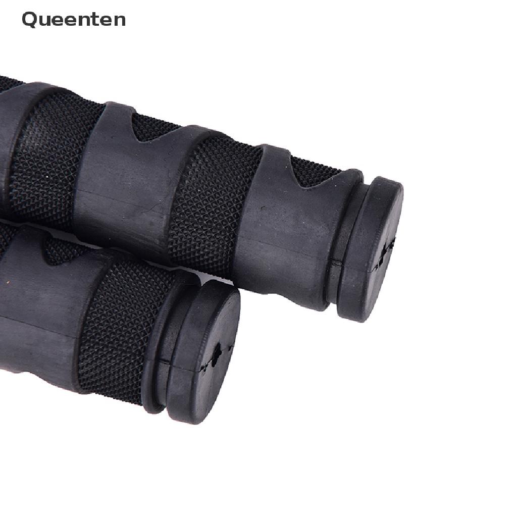 Queenten 2pcs Rubber Bicycle Grips Cycling Mountain Bicycle Scooter Bike Handle Bar Grip QT