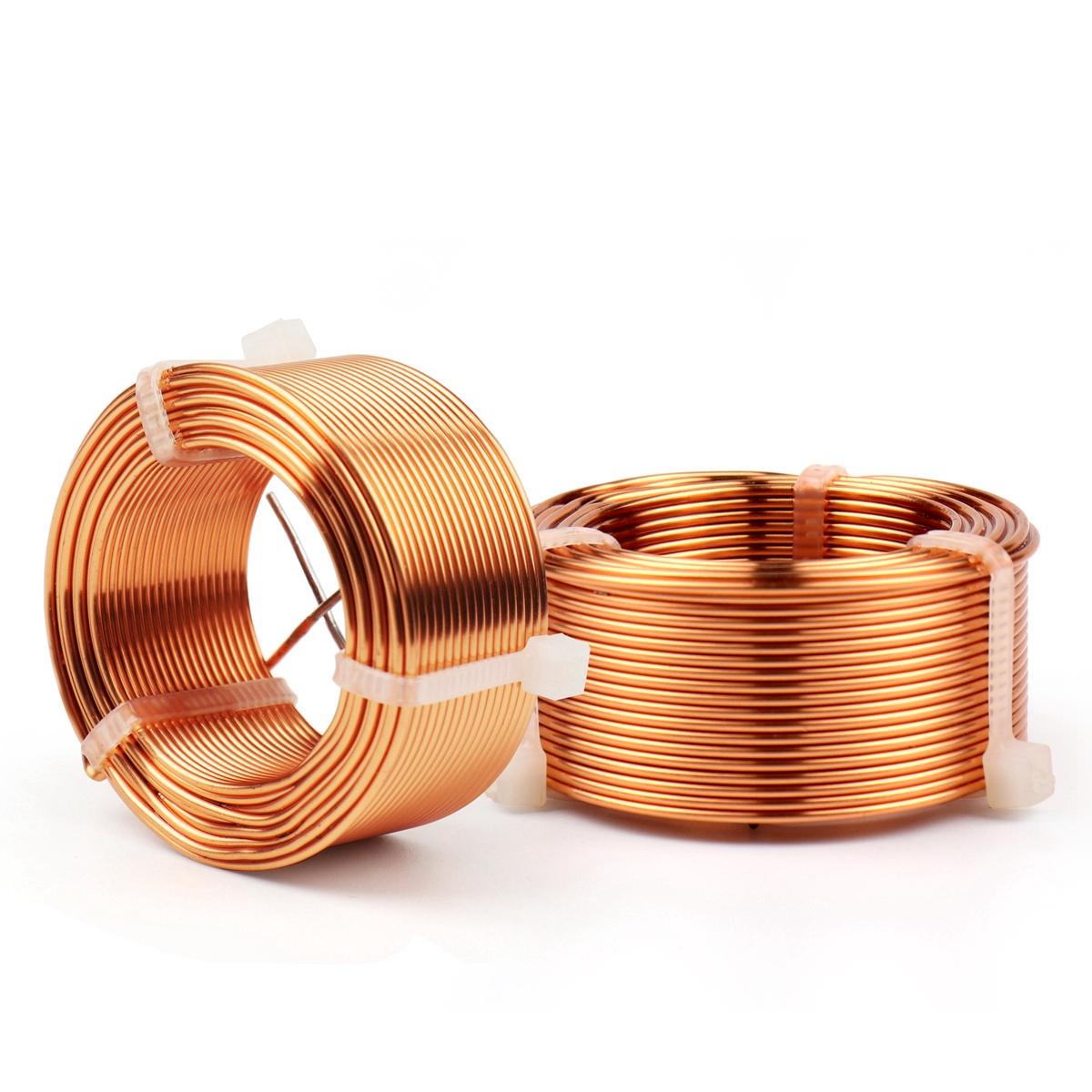 1 Cái lõi không khí Cuộn cảm đồng không oxy 1.0mm 0.1mH-3.1mH DIY Loa Đeo chéo cuộn cảm Cuộn dây phân tần Điện cảm Màu sắc: 1.0mm 3.1mH