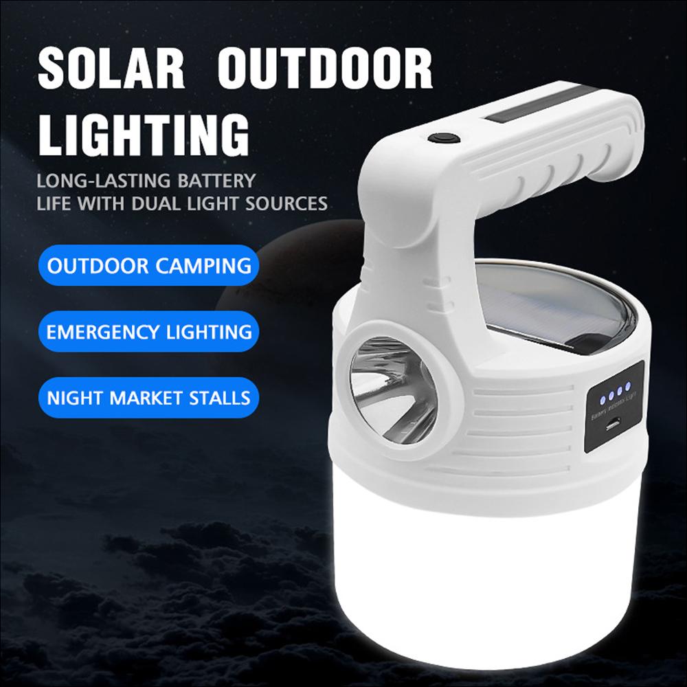 Đèn Led Cắm Trại Năng Lượng Mặt Trời Đèn Ngủ Có Thể Sạc Lại Usb 10 Chế Độ