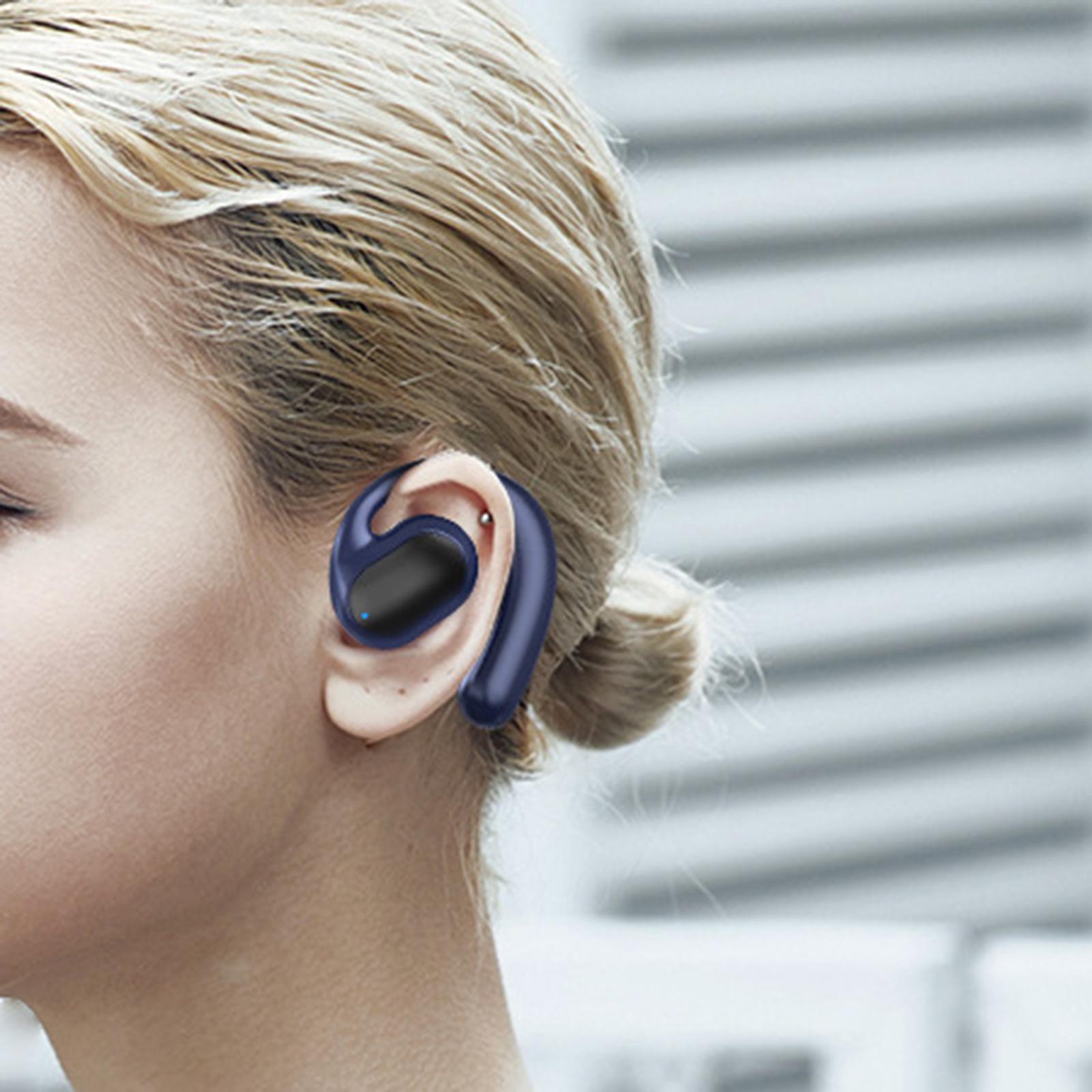 Ear Hook Earpiece Lightweight with Mic Earpiece for Bicycling Working Sports