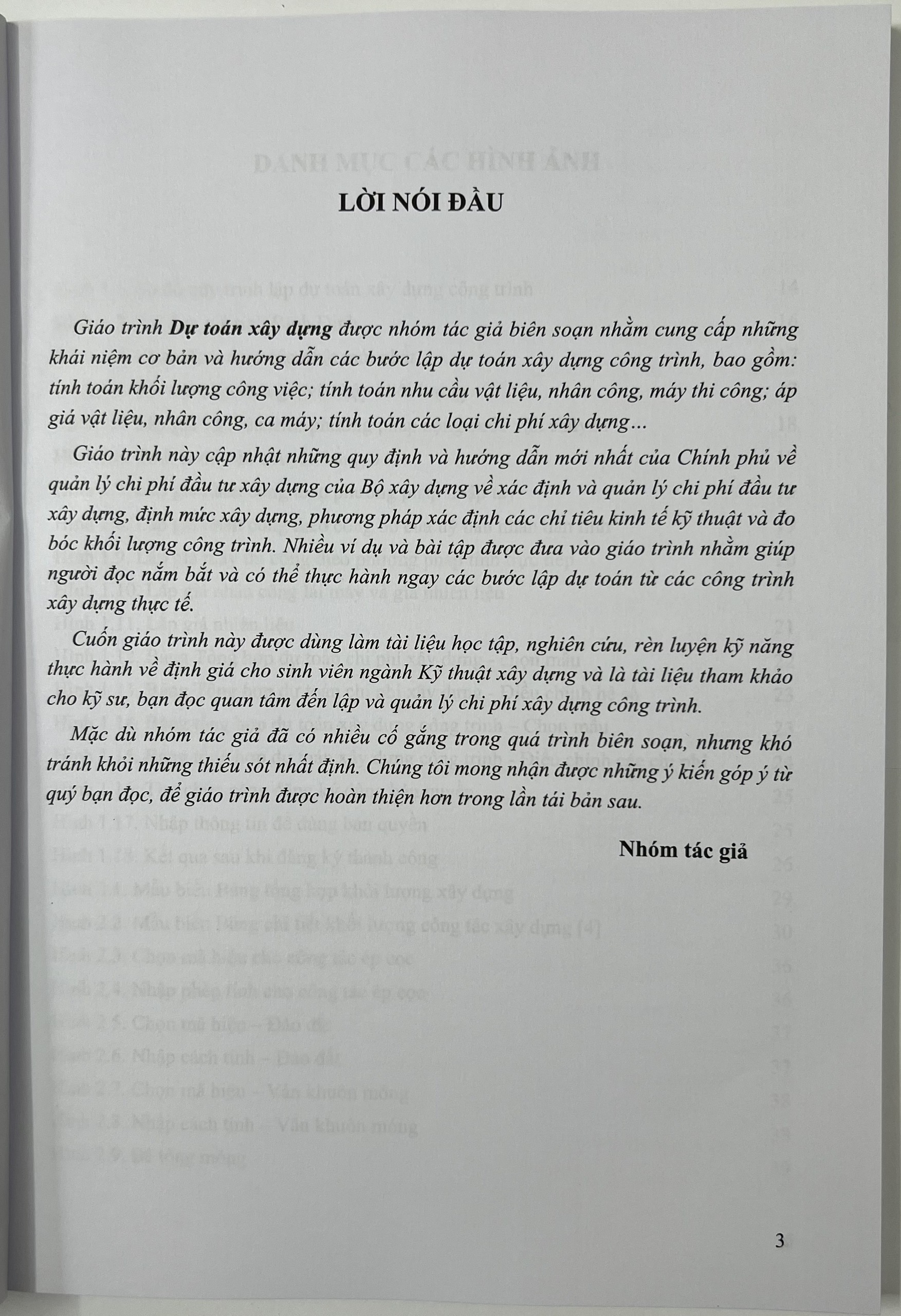 Sách - Giáo Trình Dự Toán Xây Dựng