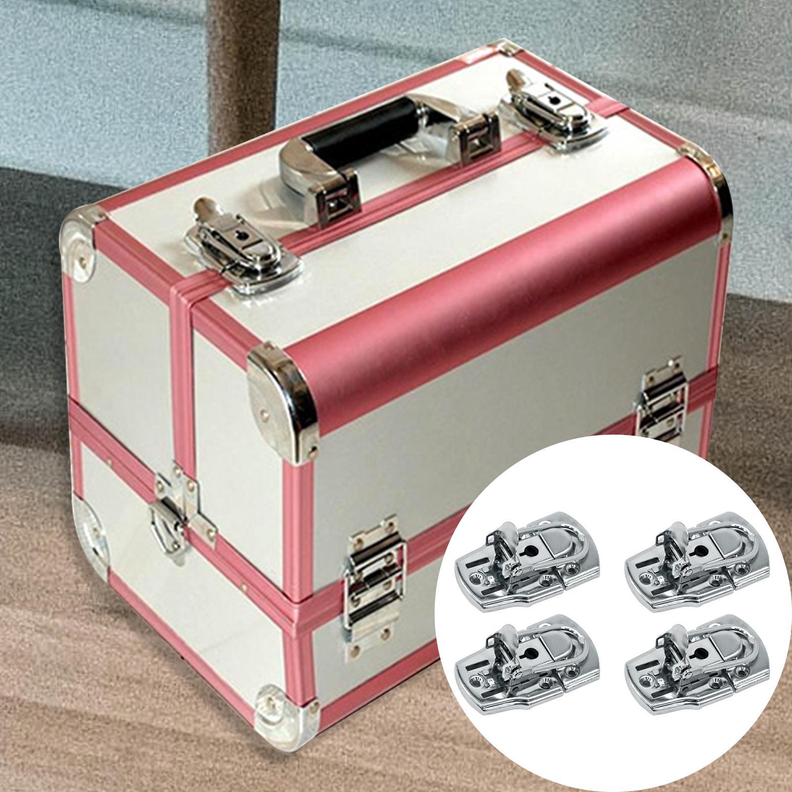 4x Toggle Hasp Latch Locked Buckles for Wooden Box Jewelry Box