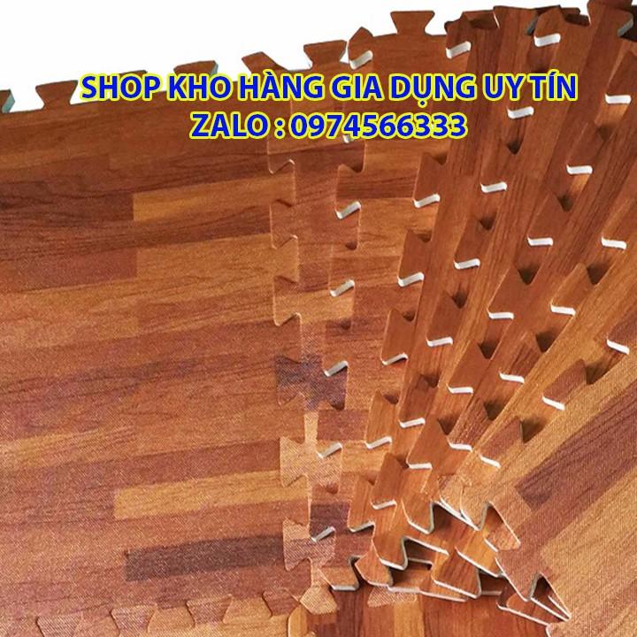 Thảm xốp vân gỗ Âu Lạc 60x60 cm