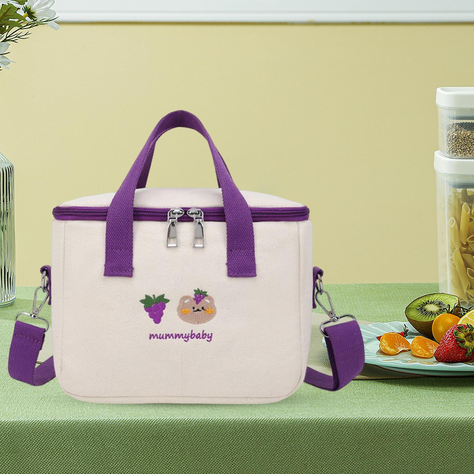 Portable lunch Storage Bag Insulated Lunch Box Keep Warm for Camping Children Adults