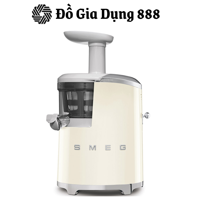 Máy ép chậm Smeg màu kem SJF01CREU - Hàng chính hãng