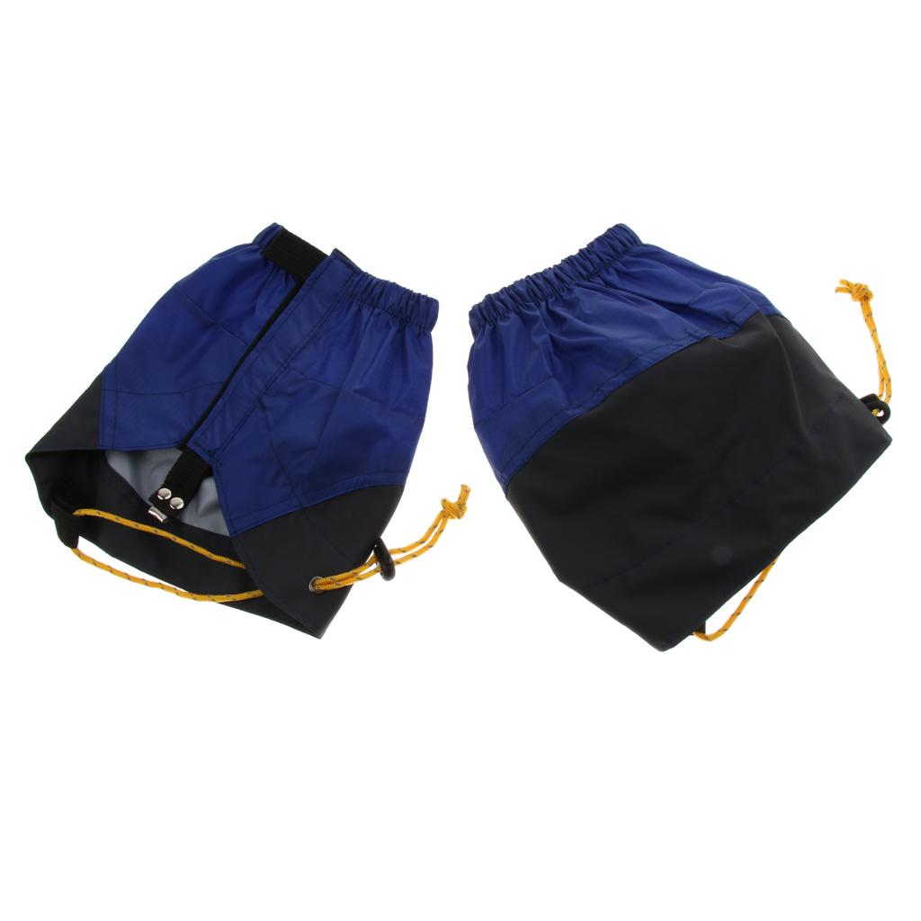 Outdoor Hiking Walking Climbing Hunting Snow Legging Leg Gaiters blue