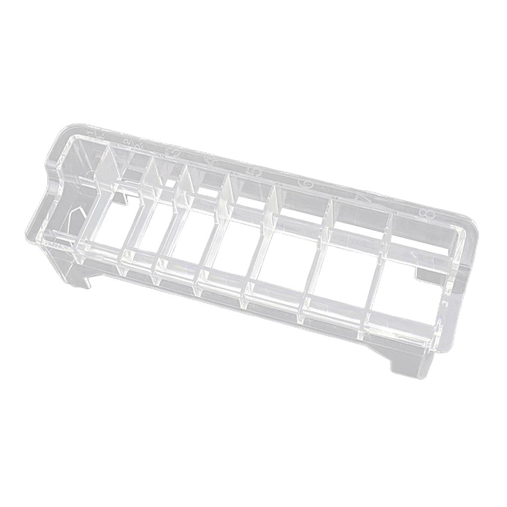 Rectangular Storage Rack Organizer for Guide - Clear Black