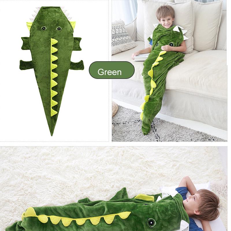 Mùa Đông Cá Mập Nàng Tiên Cá Chăn Ngủ Đầm Len Mềm Mại Trẻ Em Ngủ Túi Giáng Sinh Quà Tặng Sinh Nhật Cho Trẻ Em