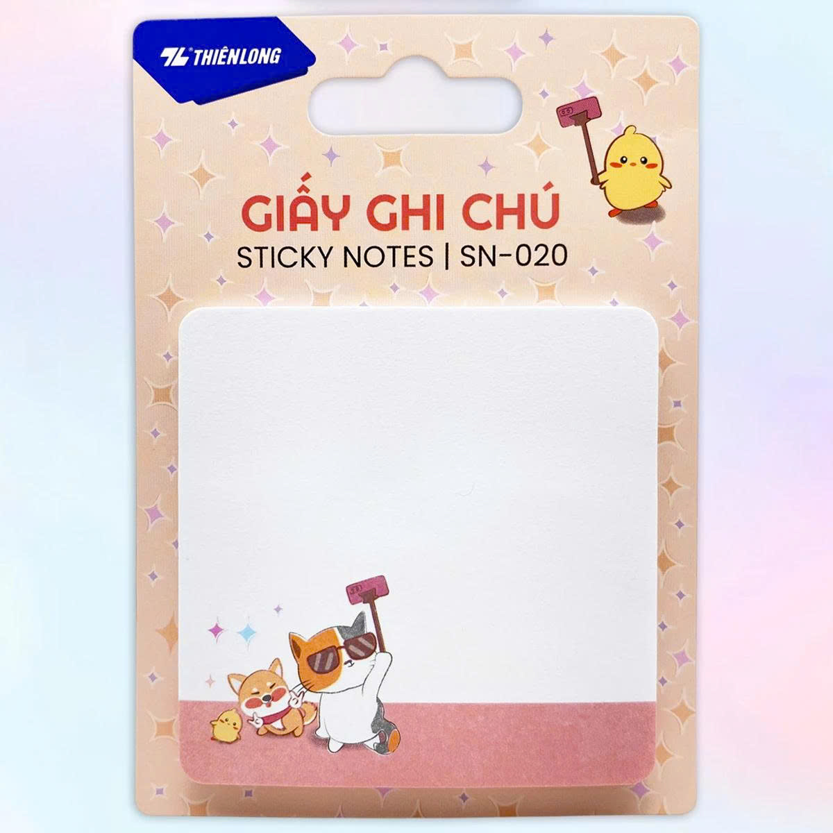 Giấy Ghi Chú Besties - 70 x 70 mm - 73 x 73 mm - Thiên Long  - Màu Ngẫu Nhiên