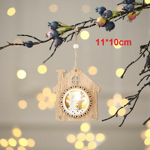 Phụ Kiện Gỗ Treo Trang Trí Giáng Sinh Dễ Thương