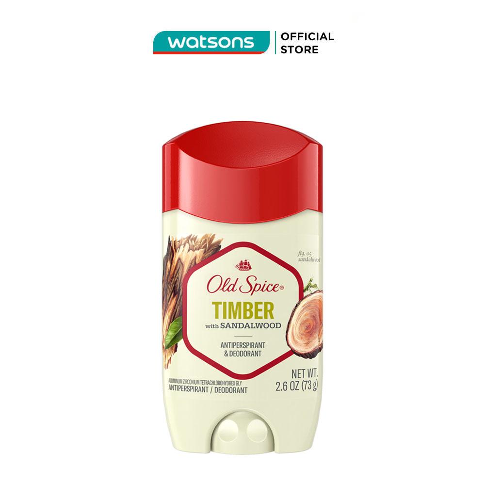 Sáp Khử Mùi Old Spice Timber Hương Gỗ Đàn Hương 73g