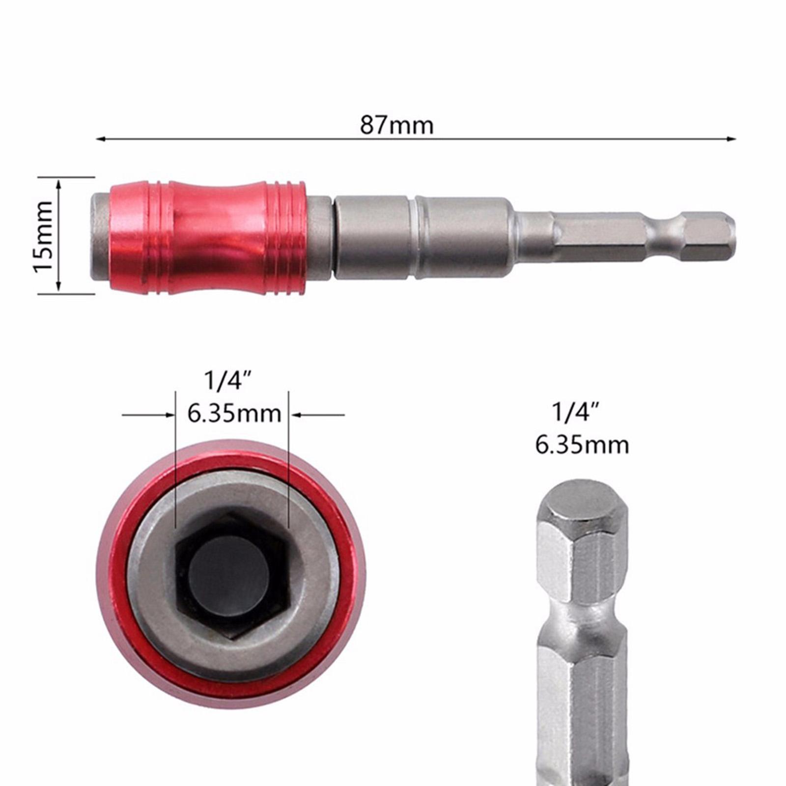 Magnetic Screw Drill Tip Pivoting Drill Bit Hex Shank Bit
