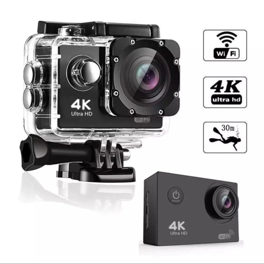 Camera hành trình chống nước 4K SPORT Ultra HD DV, kết nối WF bằng phần mềm ( Goplus Cam), góc quay 170 độ z