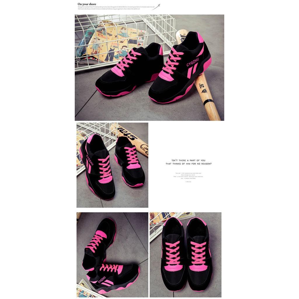 Giày sneaker thể thao chạy bộ nữ chất liệu thông thoáng