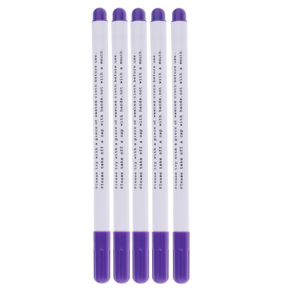 10Pcs Water Erasable Pen Tailor Vanishing Marker Water Soluble Pens Plastic