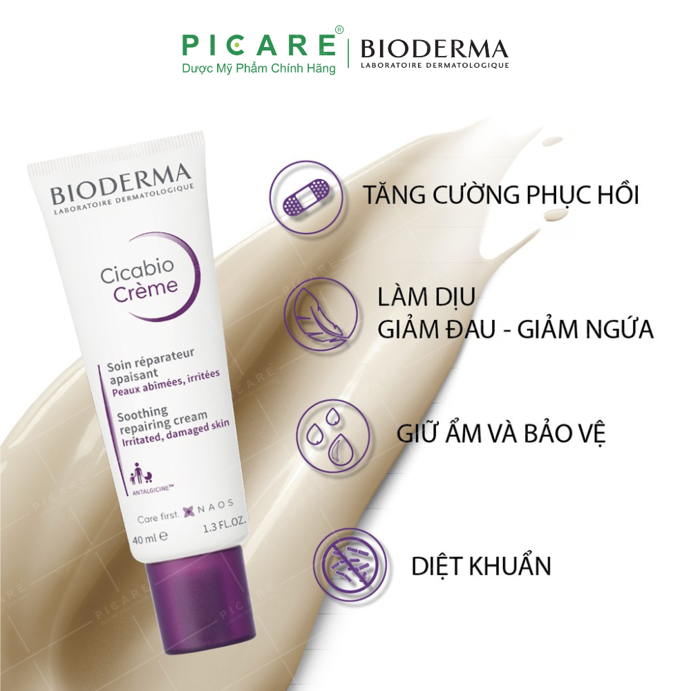 Kem Dưỡng Da BIODERMA CICABIO Cream 40ml - 28001