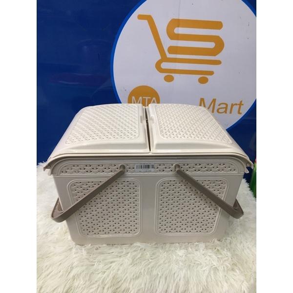 Giỏ nắp quai xách