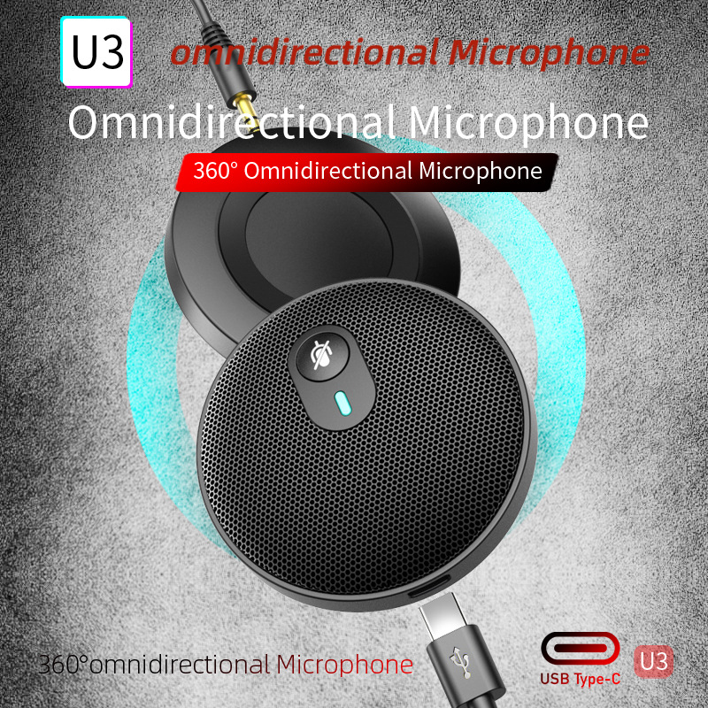 Bộ ngưng tụ đa hướng Micrô cho cuộc họp Hội nghị kinh doanh U3 USB