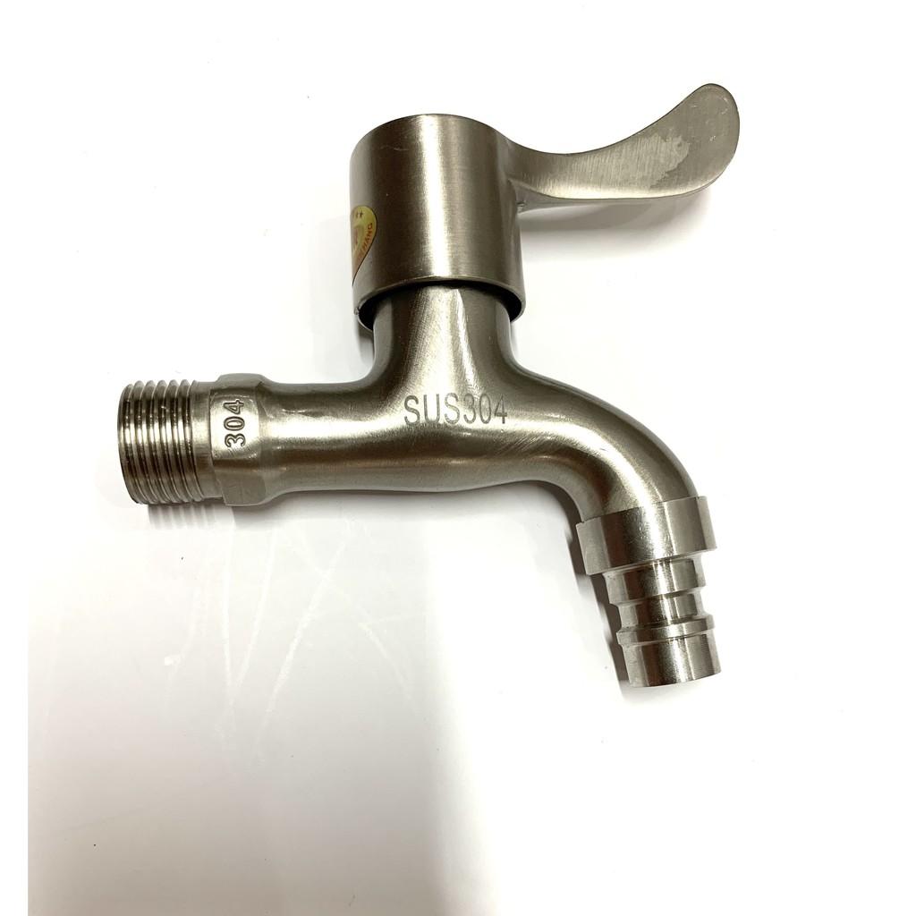 Vòi Hồ , Vòi Rửa Tay, Vòi Máy Giặt Inox Sus 304