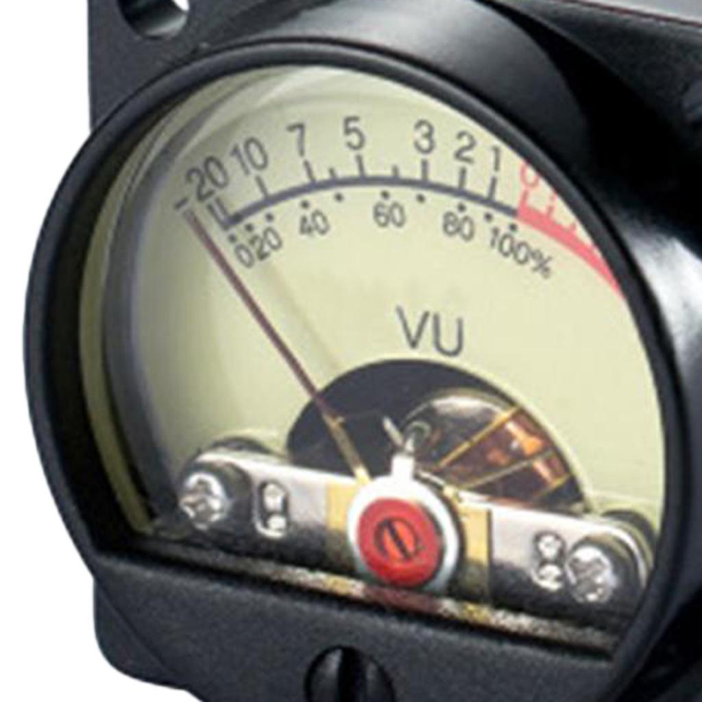 4x Vintage VU Meter Audio Level Indicator with