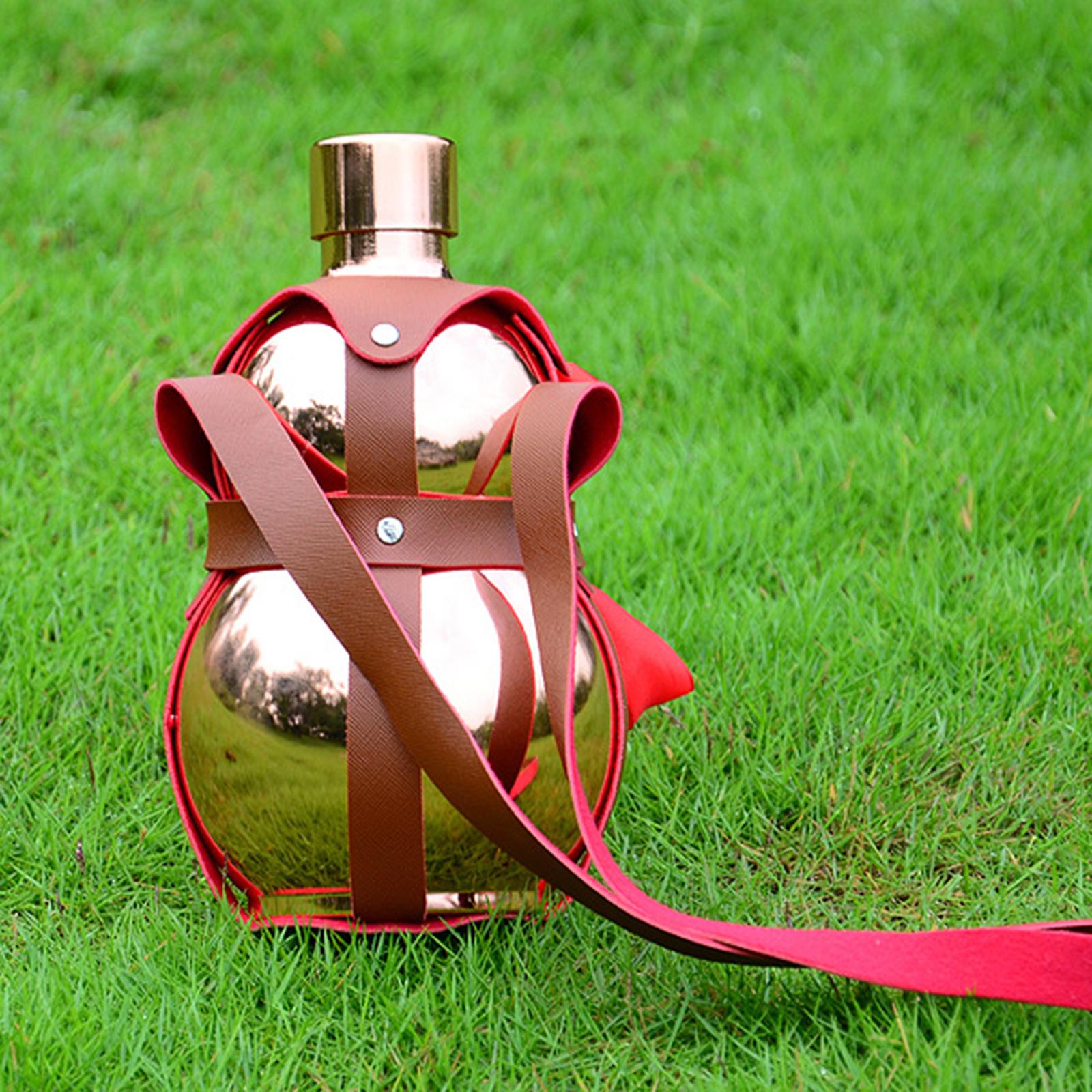 Hip Pot Gourd Bottle Large Capacity for Outdoor Gift