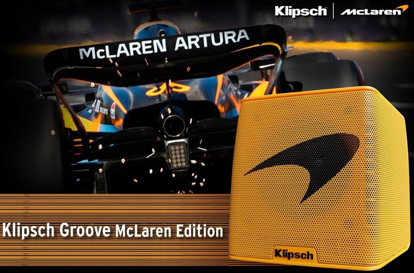 Loa bluetooth Klipsch Groove Mclaren Edition, hàng chính hãng, new 100%