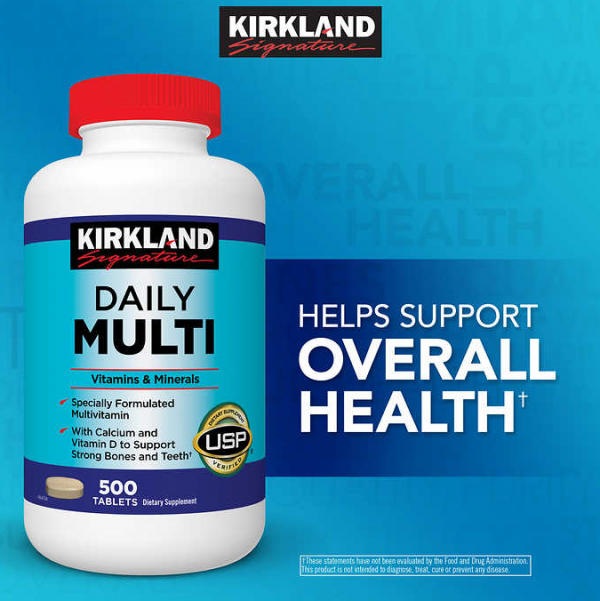 Vitamins Tổng hợp Kirkland Daily Multi Vitamins - Mỹ - QuaTangMe Extaste