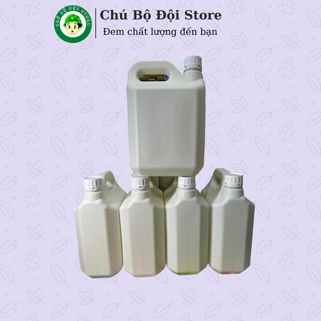 Can Nhựa HDPE 5 Lit Có Nắp + Seal Chống Tràn